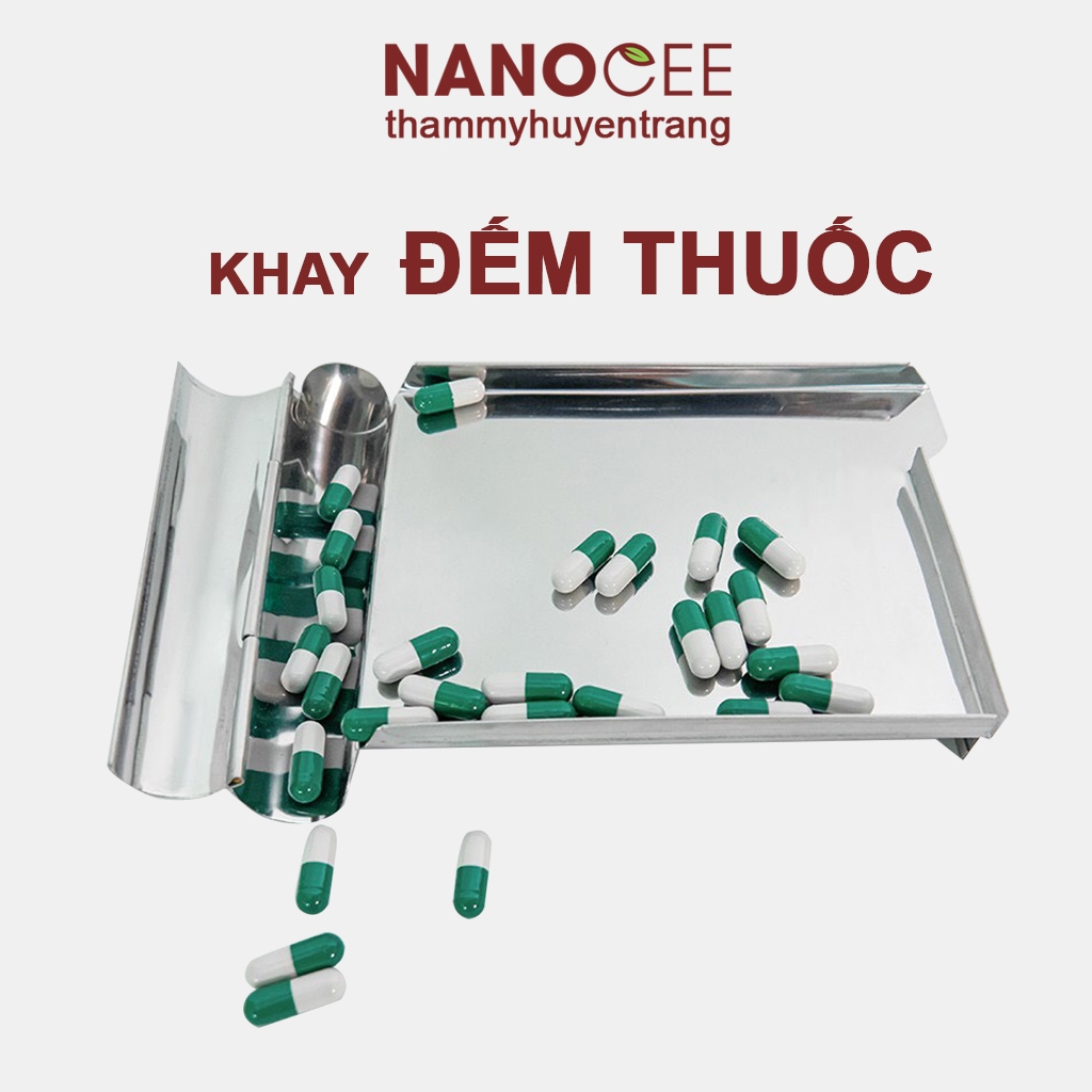Khay Đếm Thuốc Tây Inox 304 Dùng Trong Y Tế, Bệnh Viện, Phòng Khám, Nhà Thuốc Tây
