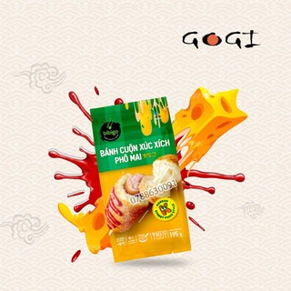 Bánh cuộn xúc xích phô mai que bịch 195gr