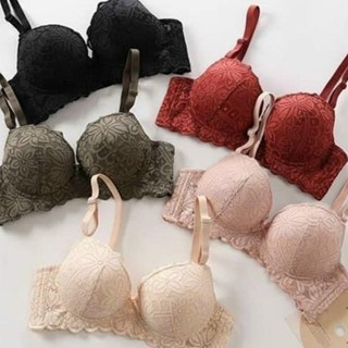 Áo lót ren đệm tim, không gọng, siêu nâng đệm 5p, tạo khe, áo lót mặc áo dài_911