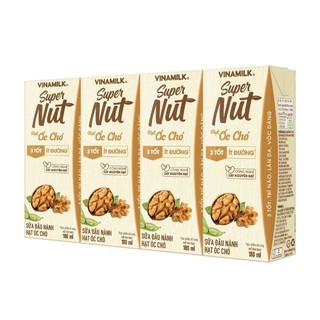 Sữa đậu nành óc chó Vinamilk 4 hộp X 180ml