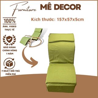 Đệm Ghế Poang Dài, Nệm Ghế Đọc Sách Thư Giãn (không bao gồm khung ghế)