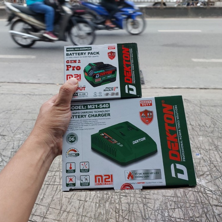 PIN 21V 6AH PLUS HỆ M21 DEKTON