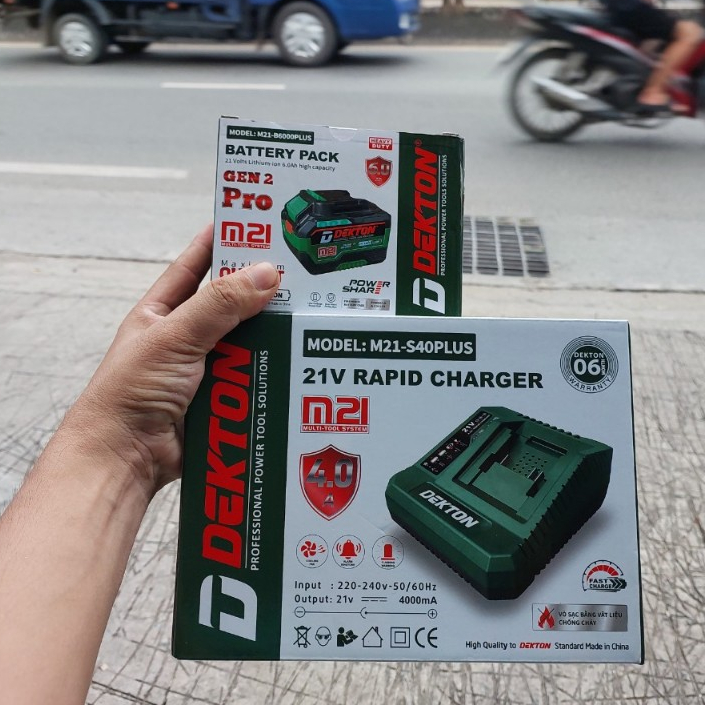 PIN 21V 6AH PLUS HỆ M21 DEKTON