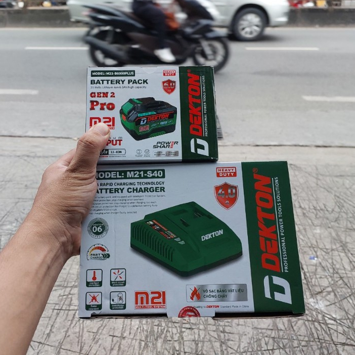 PIN 21V 6AH PLUS HỆ M21 DEKTON