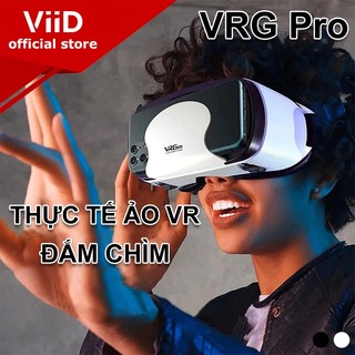 Kính Thực Tế Ảo VRG 3D Góc Rộng 120 Độ Toàn Màn Hình Trực Quan Dùng với Tất cả các dòng Điện Thoại Thông Minh 5-7 inch