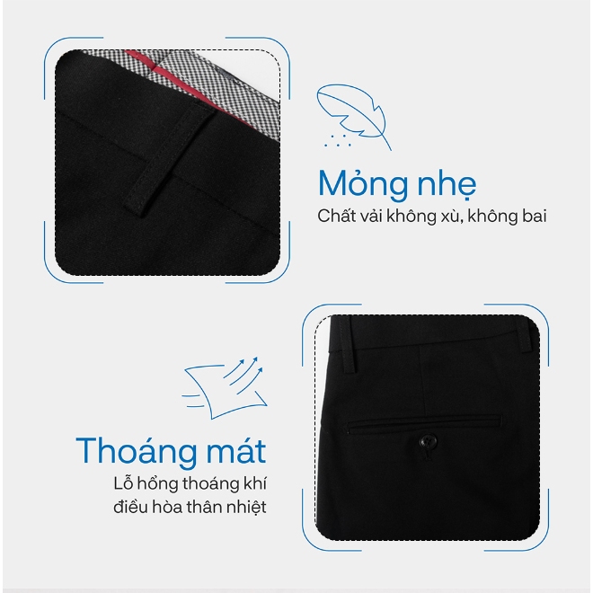 Quần Âu Bigsize Nam 80-140KG AKYOO Cao Cấp, Chống Nhăn, Không Bai Xù - QA 22