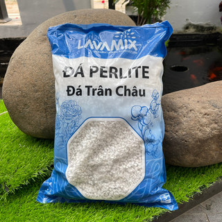 Đá perlite đá trân châu bao 5dm3 Lavamix 500gram chuyên dùng trộn đất làm giá thể tơi xốp cây phát triển tốt