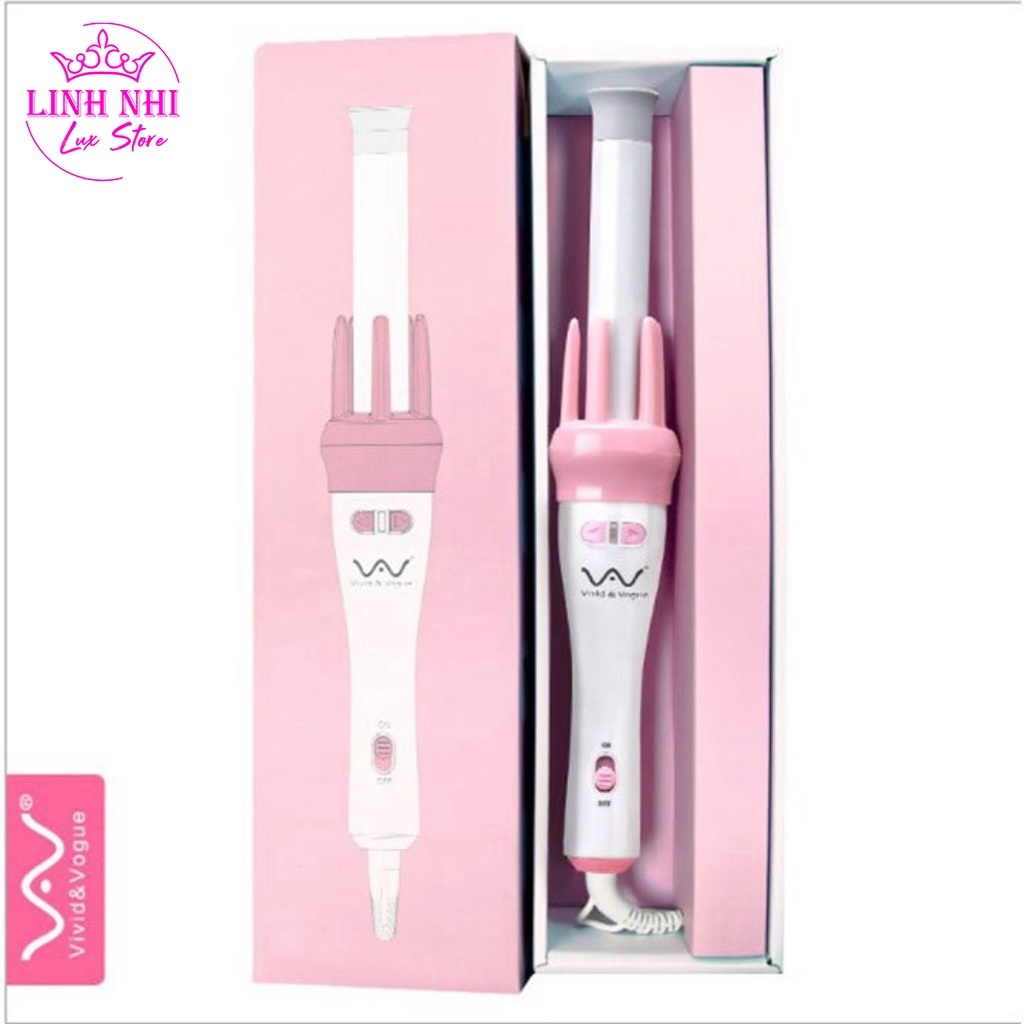 Máy uốn tóc tự động xoay 360 độ làm xoăn tóc , tiện sử dụng- Yun.shop32