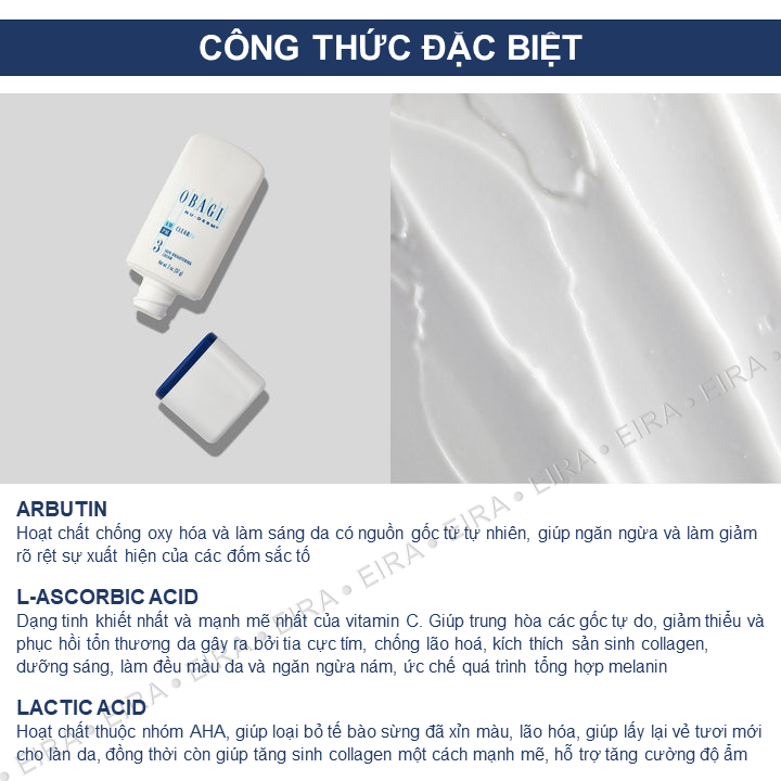 Kem Dưỡng Làm Sáng Da, Giảm Thâm Nám, Đốm Nâu, Chống Lão Hóa - 57g