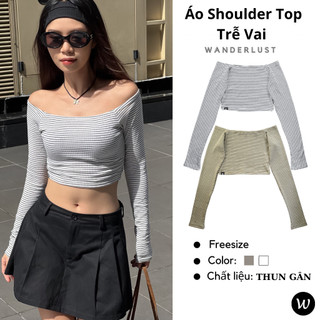 Áo Shoulder Croptop Trễ Vai