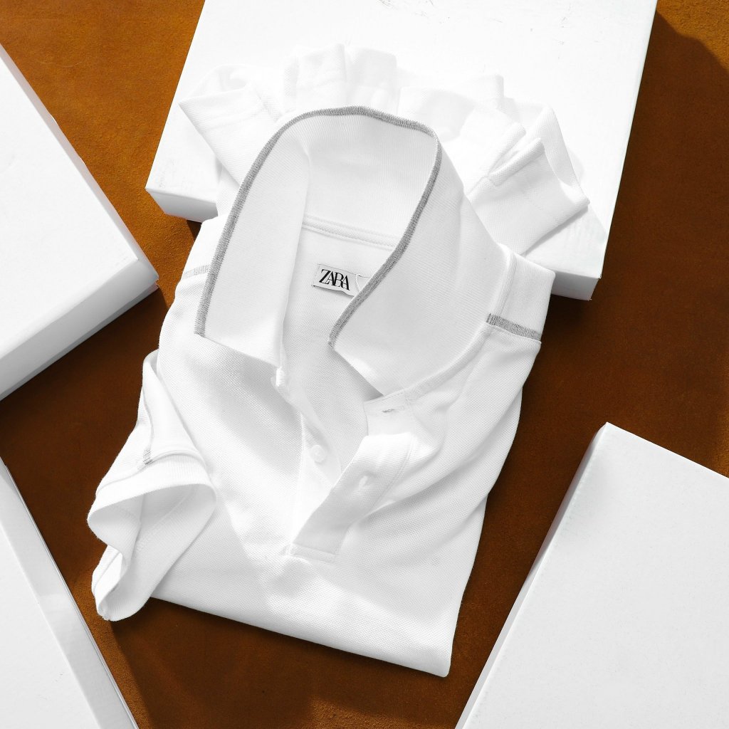 Áo Thun Nam Polo Shirt ZARA VIỀN Hàng Tết Vải Cotton Piqué Dệt Kim Hàng Xịn Cao Cấp Sang Trọng