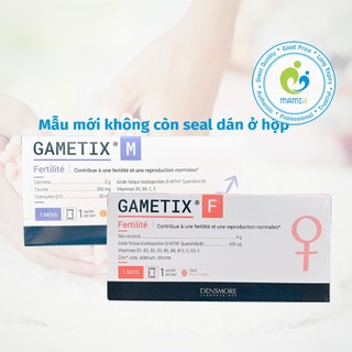 Thực phẩm chức năng (30 gói) hỗ trợ tăng khả năng thụ thai cho nam/nữ từ 18 tuổi Densmore Gametix M/F, Pháp