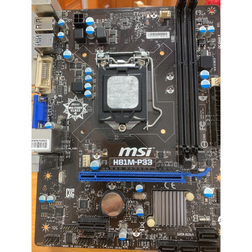 MAIN MSI H81 P33/ E33 TẶNG KÈM FE