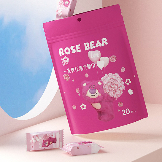 Bịch 20 Khăn Nén Cao Cấp Lotso, Khăn Nén Lotso, Khăn Nén Đa Năng Nhỏ Gọn - KNLS