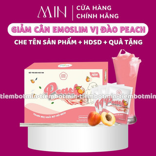 Nước uống giảm cân emoslim vị đào peach/ ho tro giam can, giam mo hieu qua