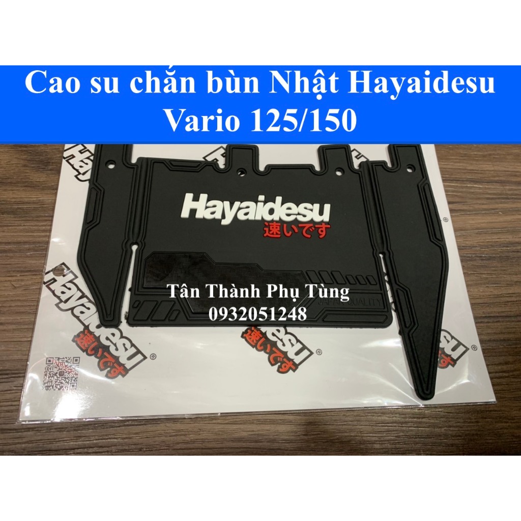 Cao su chắn bùn Vario 125/150 Nhật Hayaidesu