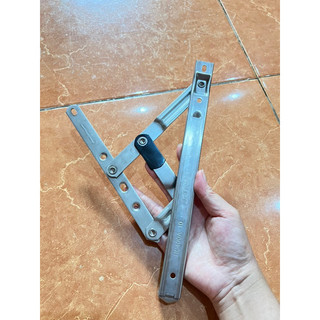 Bản lề chữ A mở quay nhôm xingfa, nhôm hệ 55 vát cạnh
