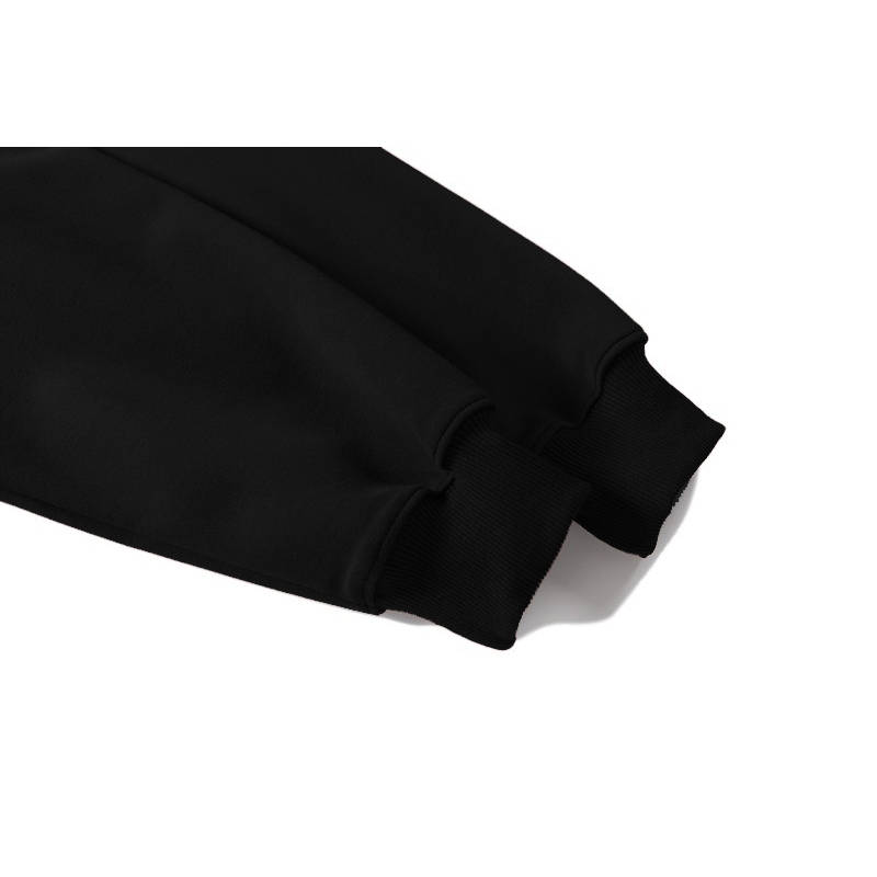 Áo Hoodie Nỉ Bông Unisex Local Brand The Sommet Màu Đen Dày Dặn Signature One For All - HDBS02