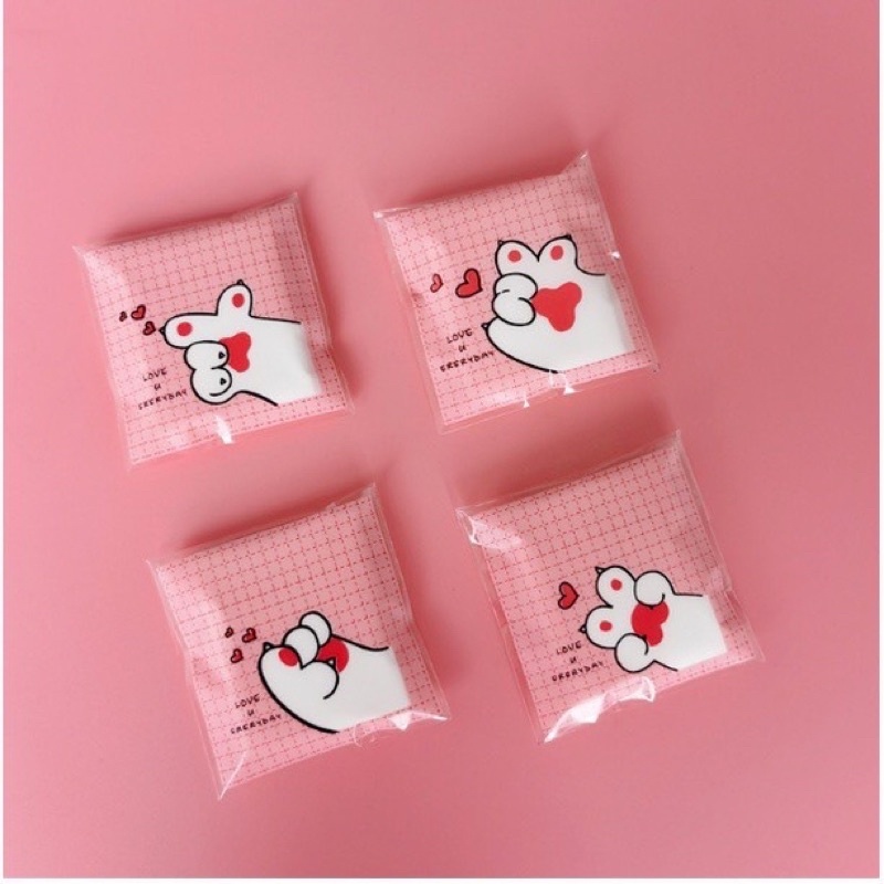 Bông tẩy trang mini bỏ túi du lịch tiện lợi túi 20 miếng - Nguyên Beauty