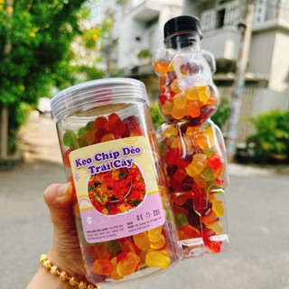KẸO CHIP DẼO TRÁI CÂY ĐÀI LOAN hộp 500g/Gấu380G