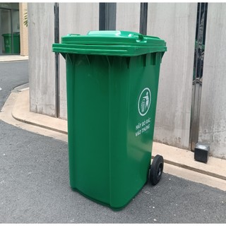 Thùng rác nhựa 240 lít loại siêu dày 15kg