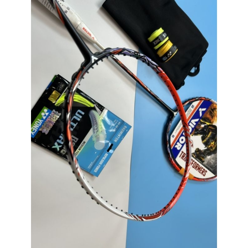 Vợt cầu lông Ruyga cam khung carbon căng max 13kg