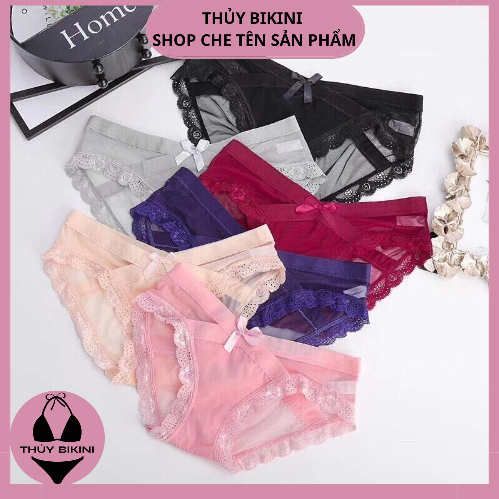 Quần Lót Ren Cạp Chéo Siêu Sexy Q8899