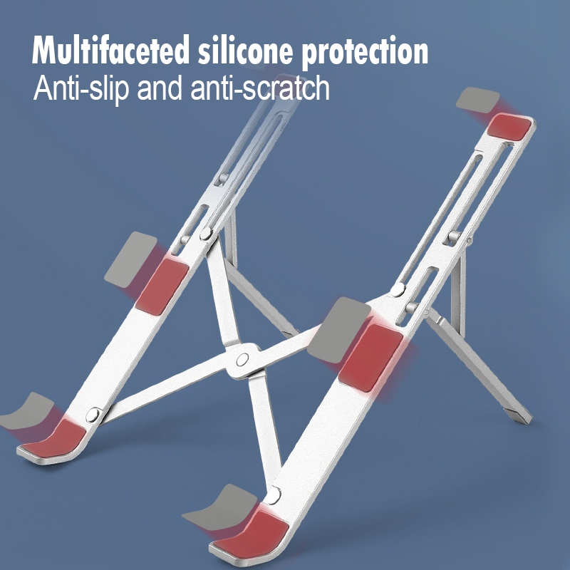 Giá để Laptop, Giá đỡ máy tính để bàn, kê laptop gaming stand notebook Macbook máy tính xách tay bằng nhôm dễ gấp gọn