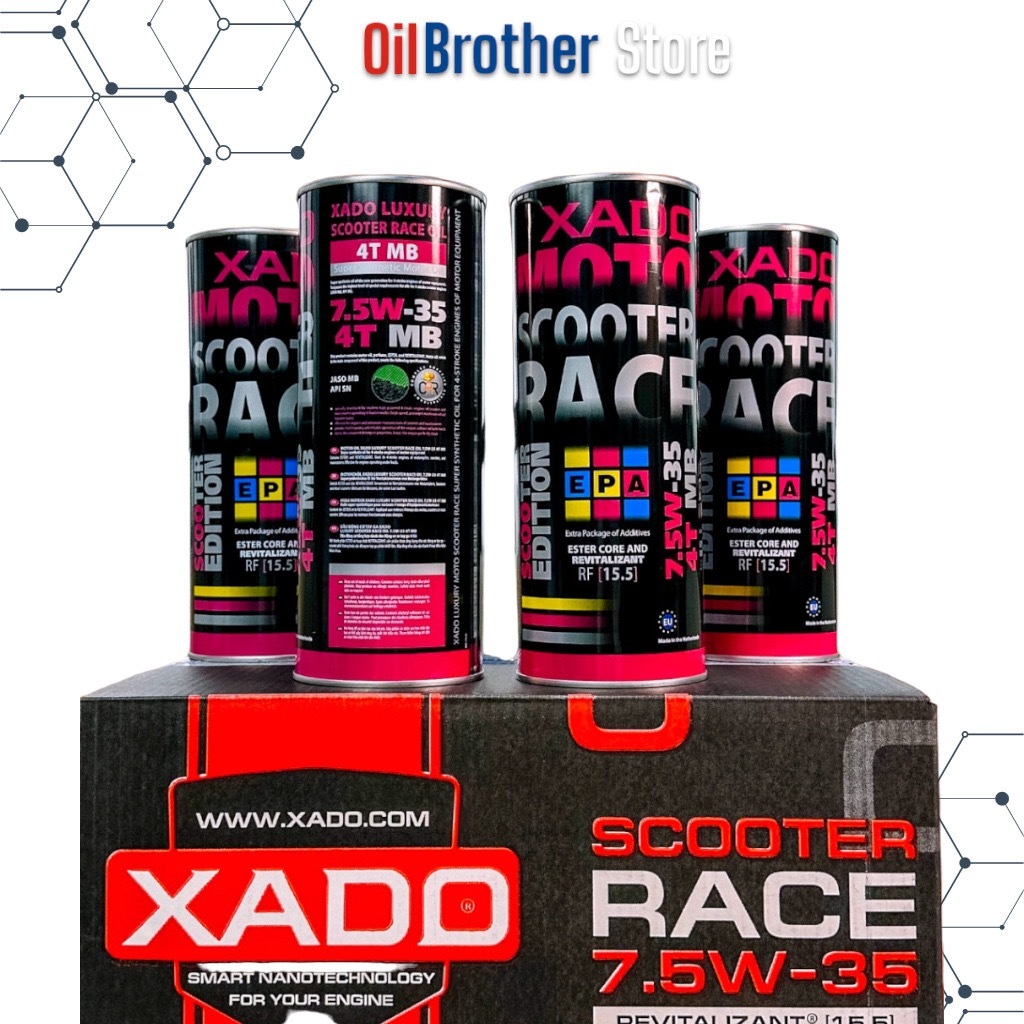Nhớt Xe Tay Ga Xado Scooter Race 7.5W35 800ml