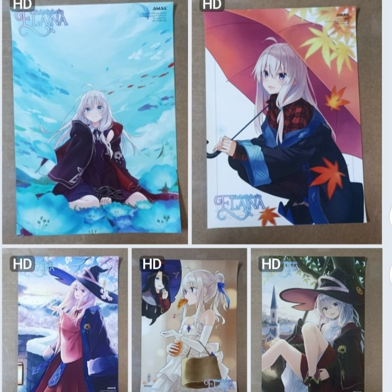 [Phụ kiện] Poster Hành trình của Elaina đã gồm ống