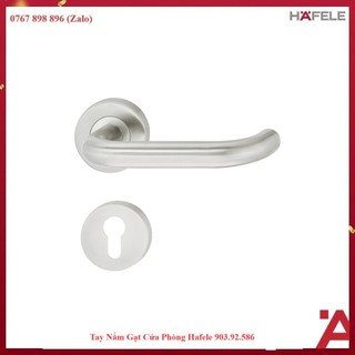 Bộ tay nắm gạt inox mờ Hafele 140x60x19mm 903.92.586