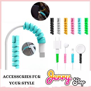 Dây Quấn Bảo Vệ Đầu Dây Sạc, Tai Nghe Chống Nứt Gãy Dẻo Dai Nhiều Màu Sắc Chọn Lựa - Jerry Shop
