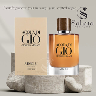 Acqua di gio absolu edp 75ml | nước hoa gior.gio ar.mani | sahara perfume