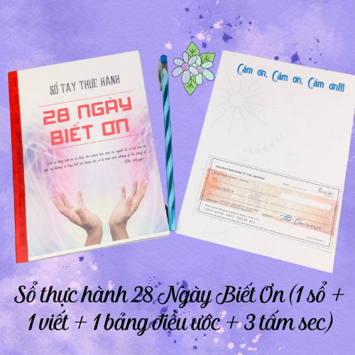 Số tay thực hành 28 ngày lòng biết ơn - The Magic Luật Hấp Dẫn