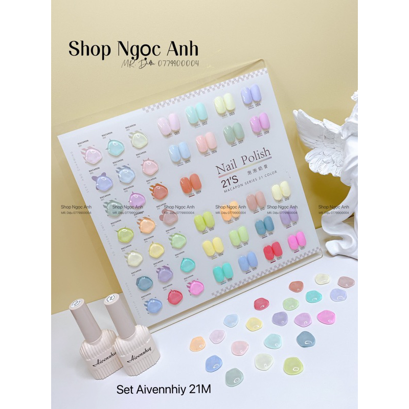 Set Sơn Gel 21 Màu Tặng Luôn Bảng Màu💅💅💅
