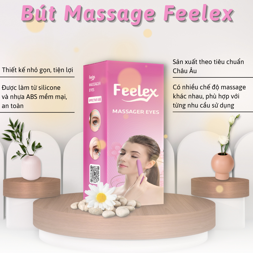 Máy massager Feelex 10 chế độ chuyên sâu, đa năng