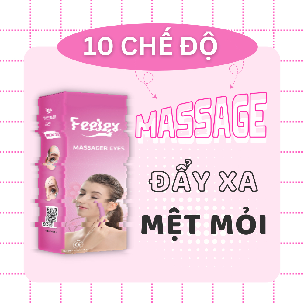 Máy massager Feelex 10 chế độ chuyên sâu, đa năng