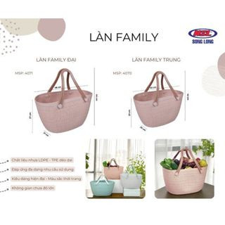 Túi xách, làn đi chợ siêu đẹp dẻo , mềm ,bền song long - 4071