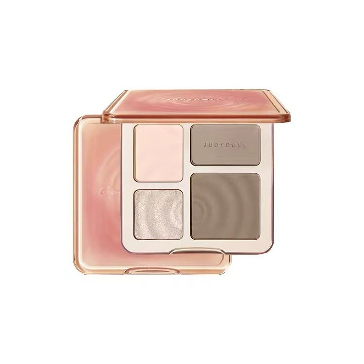 JUDYDOLL Bảng Phấn Tạo Khối Bắt Sáng mẫu mới Màu Lì Tự Nhiên Lâu Trôi Chống Nước