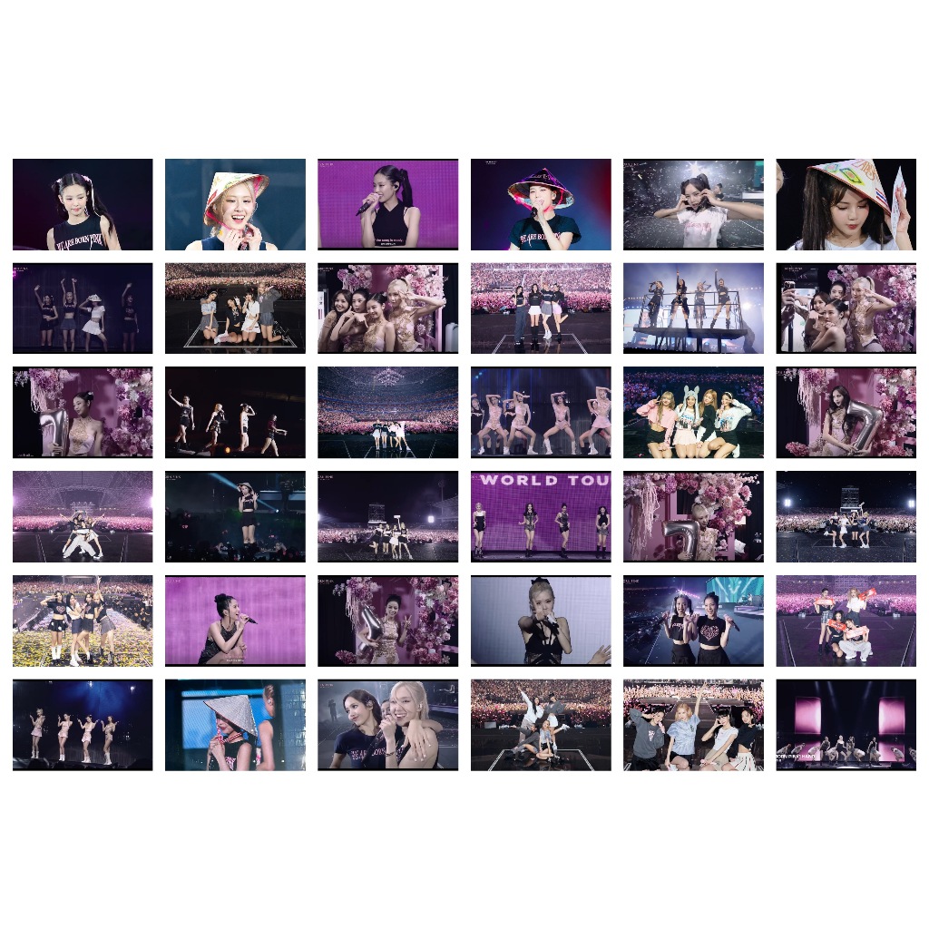 Lomo card 1 mặt 36 ảnh Blackpink concert