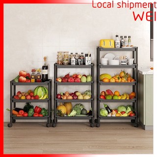 kệ kệ đa tầng kệ kho siêu thị thương mại pallet nhựa sàn di động nhà bếp đa chức năng kệ Phòng khách Giá đỡ xe đẩy nhỏ