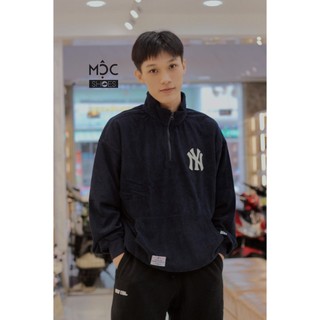 Áo sweater zip logo la - navy - code: 13867757