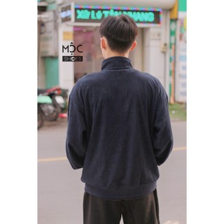 [Chính Hãng] Áo Sweater Zip Logo La - Navy - Code: 13867757
