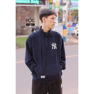 [Chính Hãng] Áo Sweater Zip Logo La - Navy - Code: 13867757