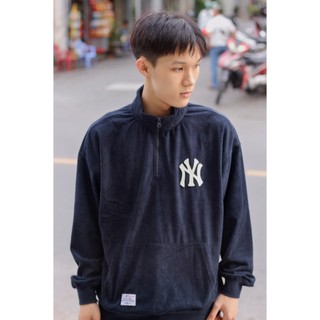 [Chính Hãng] Áo Sweater Zip Logo La - Navy - Code: 13867757