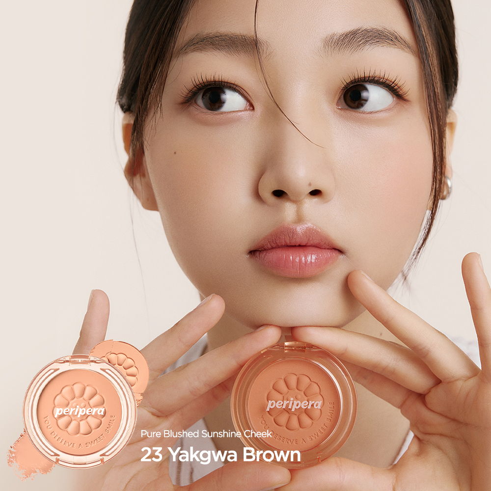 Phấn Má Hồng Peripera Pure Blushed Sunshine Cheek Pastel Lavender Prize Pink Bền Màu Tươi Tắn - Bebeau