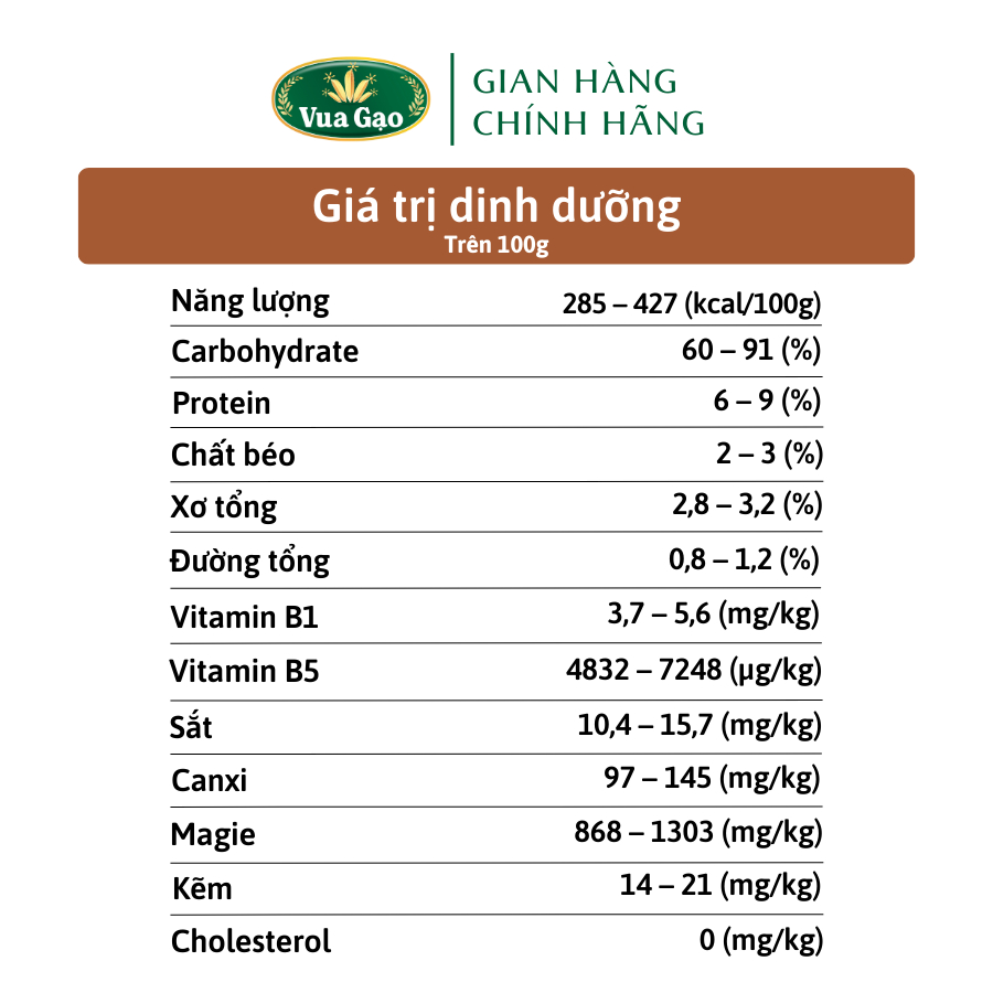 Gạo Lứt ST25 Sinh Thái Cà Mau - Thương Hiệu Ông Cụ - Hũ 1kg