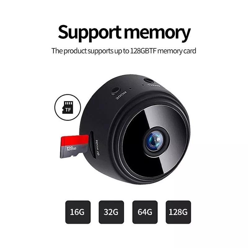 Camera Mini Wifi 3G , Camera Siêu Nhỏ , Camera Mini Wifi A9 Full HD 1080PH Hỗ Trợ Đàm Thoại 2 Chiều