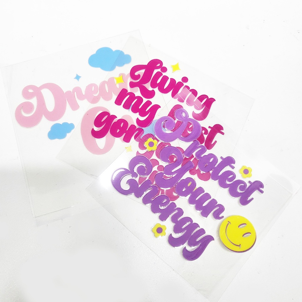 Decal dán kính trang trí no4