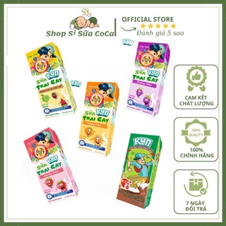 Sữa kun trái cây dâu,cam,nho,nhiệt đới,socola đủ loại 110ml/180ml